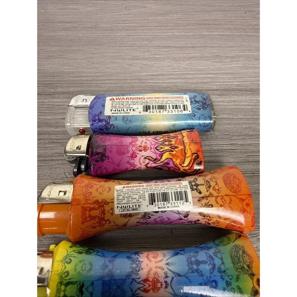 Vintage Ed Hardy Lot Of 5 2 Jumbo 2 SmallLighter Bottle Opener Y2K Tattoo Design